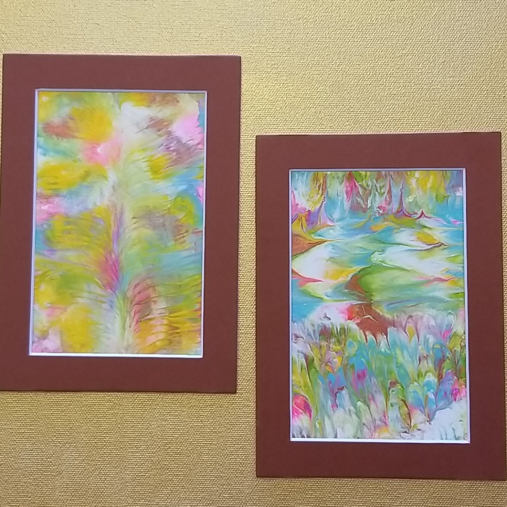 "Copper,  Pink, & Lime Green"  set